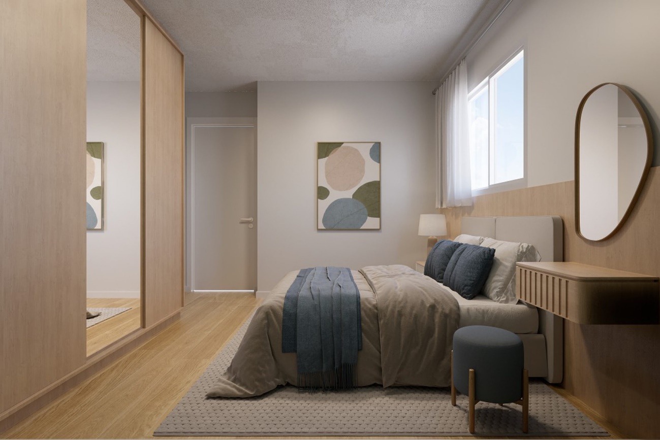 Ambiente interno do apartamento Porto Bougainville